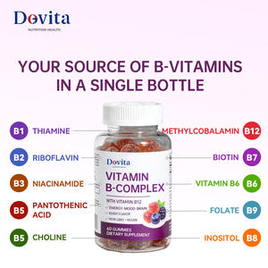 Gomitas Multivitamínicas B OEM de Fábrica Estadounidense para Adultos, Adolescentes y Recién Nacidos, 60 Unidades, Gomitas Veganas Naturales con Beneficios Energéticos - Product Image 3