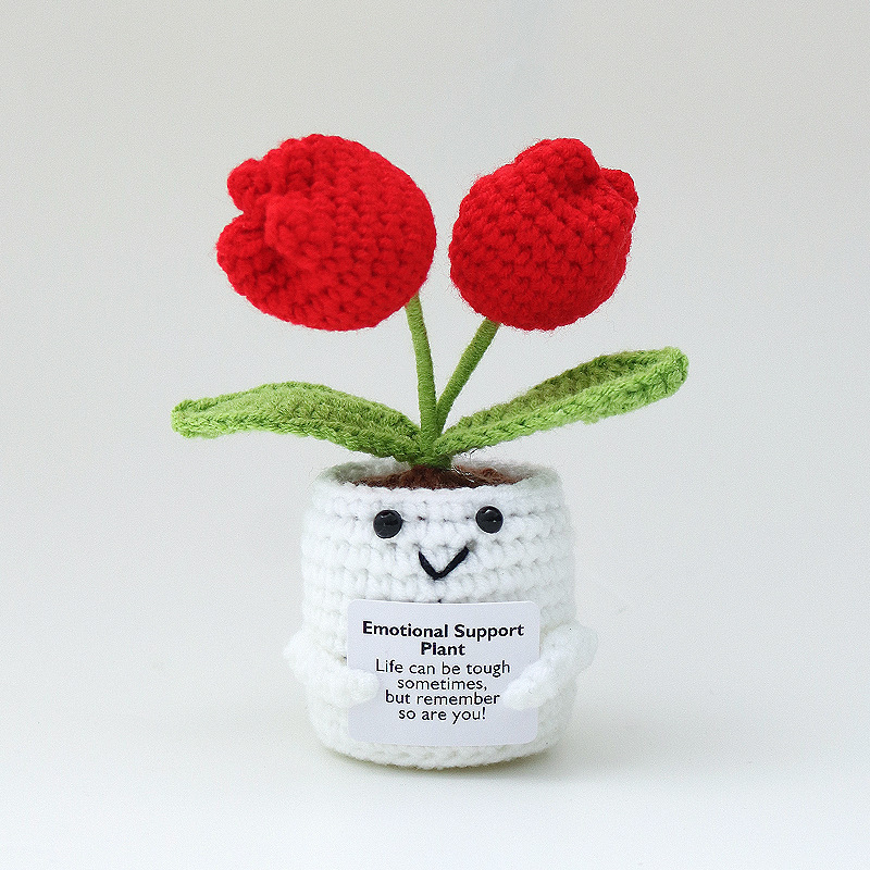 Tulipán doble, rojo chino.
