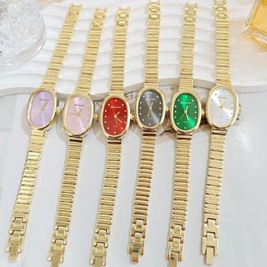 Orologio Analogico al Quarzo Vintage di Lusso per Donne, Cassa Ovale Classica Personalizzata, Orologio da <span class=keywords><strong>Donna</strong></span> per Affari - Product Image 6