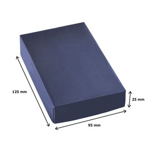 Custodia per sigarette tascabile portatile Design classico quadrato 55x90x13mm per il fumo e lo stoccaggio con stampa Logo personalizzata - Product Image 5