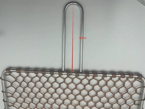 Lưới Nướng <span class=keywords><strong>BBQ</strong></span> Bằng Đồng Có Tay Cầm, Lưới Nướng Tròn, Lưới Hấp, Làm Mát Cho <span class=keywords><strong>BBQ</strong></span> Hàn Quốc - Product Image 6