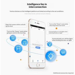 Alarme de Segurança Residencial WIFI <span class=keywords><strong>Detector</strong></span> Magnético Inteligente para Portas e Janelas Alarme Sem Fio com Alcance de Detecção de 60m - Product Image 3
