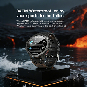 <span class=keywords><strong>Smartwatch</strong></span> GOTODO AI <span class=keywords><strong>Android</strong></span> <span class=keywords><strong>iOS</strong></span>, 17-22 Giorni di Autonomia, 5G GPS NFC, Tracker Fitness, Bussola, Calendario, Resistente all'Acqua 3ATM - Product Image 5