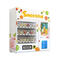 Distributeur automatique de smoothies multifonctionnel 24h/24, commande par scan, service en libre-service, boissons fraîchement pressées, vente directe