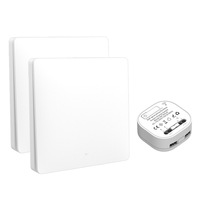 KLASS Standard Tuya Smart Life Touch Switch USA Contrôle tactile intuitif Expérience de maison intelligente sans effort American 433 PC 220V 1G