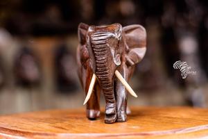 Escultura de Madera Tallada a Mano RENART AFRIKAN, Arte Tribal Congoleño, Auténtica Artesanía del Congo DR - Product Image 2