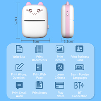 Mini impresora Inkless Pocket Picture Printer para Android Windows Versátil para notas Lista Memo