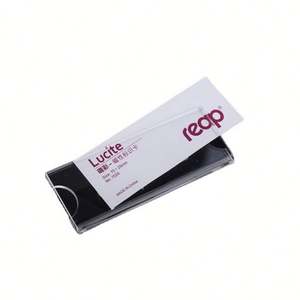 Placa de Identificación Personalizada de Plástico, Etiqueta de Nombre Transparente de Acrílico, Pin Magnético Transparente para Oficina - Product Image 5