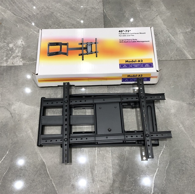 A2 Super Long Arm Extension TV Wall Mount TV Wall Bracket Full Motion 75Kg Heavy Duty TV Wall Mount