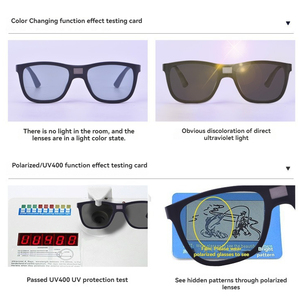 <span class=keywords><strong>Lunettes</strong></span> de Soleil Intelligentes à Teinte Automatique et Réglable, Polarisées, <span class=keywords><strong>Photochromiques</strong></span>, Tactiles, Changeant de Couleur, de Designer 2025 - Product Image 5