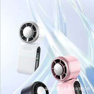 Mini ventilador de refrigeración N620C, ventilador portátil plegable recargable con alimentación USB, blanco, rosa, negro - Product Image 1