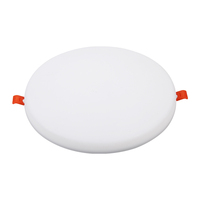 Plafonnier LED encastré rond, ultra-plat, pour usage commercial, 9W, 18W, 24W, 36W