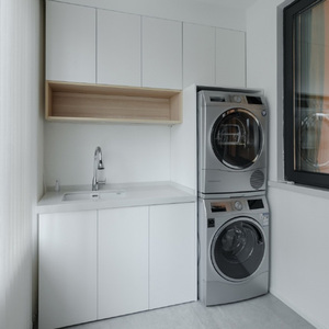 Fabricantes al por mayor de gabinetes de madera multifuncionales sobre la lavadora a precios de costo baratos - Product Image 3