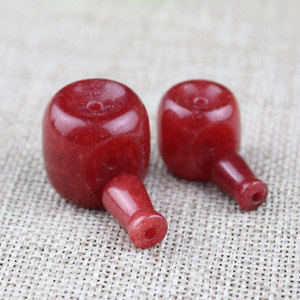 <b>Red</b> Chalcedony Three Way Buddha Head Beads 16mm 18mm 20mm For <b>Bracelet</b> Making DIY Jewelry Accessories - Product Image 1