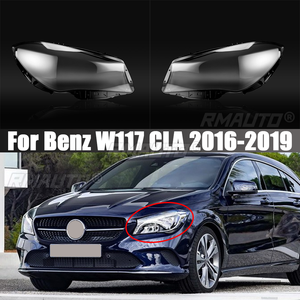 Pour Mercedes-Benz W117 CLA 2016 2017 2018 2019 Cache-phare transparent, masque de phare, coque de phare - Product Image 1