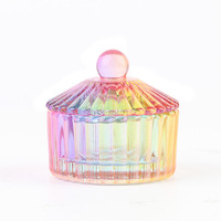 Nouvelle coupelle en verre Dappen personnalisable pour nail art, outils pour poudre liquide avec couvercle, OEM