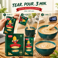 Porridge multigrains instantané, céréales pour petit-déjeuner, boisson, substitut de repas, alimentation saine, vente en gros, sachets en vrac, fournisseur