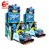Jeu de course de jet-boats d'arcade 8 joueurs multijoueur à monnayeur avec retour de vibration certifié CE pour centre commercial