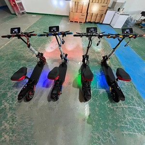สกู๊ตเตอร์สองล้ออลูมิเนียมความเร็วสูง 10 นิ้ว 48V มอเตอร์ 800W ระบบกันสะเทือนคู่แบบดิจิตอล สำหรับเดินทางกลางแจ้ง S7-5H-13 ความเร็วสูงแบบคู่ - Product Image 5