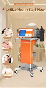 Masseur à impulsions orange chauffant avec fonction pétrissante, écran tactile, équipement de soin corporel pour salon - Product Image 4