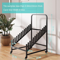 Étagère en pierre personnalisable Mingtang, support en céramique, présentoir pour carrelage, utilisé en salle d'exposition de carrelage