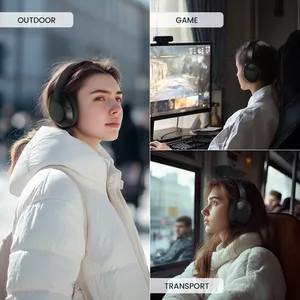 Attack Shark G300 foldable wireless gaming headset 5.3 high definition stereo active noise reduction sports DJ - Product Image 6