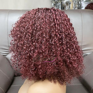 Perruque SDD en gros, 14 pouces, coupe pixie avec frange, 300g, disponible en différentes couleurs - Product Image 3