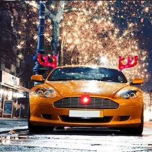 Hot Selling Christmas <b>Car</b> <b>Decorations</b> Christmas Antlers Auto Parts - Product Image 2
