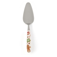 Spatula Kue Baja Excelsa 25x3.5x5.5 Cm Desain Natal Multiwarna Tidak Beracun Cuci Tangan Saja Asal Italia