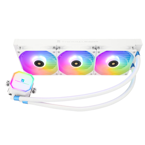 ชุดระบายความร้อนซีพียู Thermalright Frozen <span class=keywords><strong>Prism</strong></span> 360 สีขาว ARGB พร้อมพัดลม PWM สามตัว ความเร็ว 1850RPM สำหรับ LGA1700 AM5 - Product Image 5