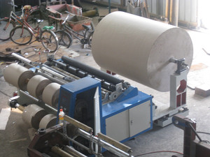 Alta velocidad automática Horizontal Vertical rollo de cinta BOPP cinturón película de papel <span class=keywords><strong>corte</strong></span> y rebobinado de la máquina - Product Image 4