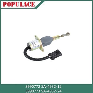 Interrupteur de contrôle électronique d'extinction de flamme 3990773 SA-4932-12 24V, électrovanne d'arrêt de carburant pour gaz à température normale - Product Image 2