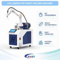 Cobot de Soldadura Móvil Compacto con Brazo Articulado de 6 Ejes Programable por Enseñanza por Arrastre, Alcance de 1800 mm para Automatización de Talleres