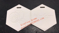 Usine Japon Logo personnalisé rond en céramique diffuseur d'arôme pierre flocon de neige pierre parfumée
