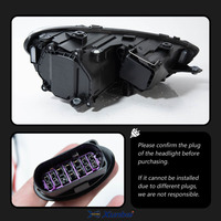Faro LED Láser Plug and Play para VW Scirocco 2009-2017, Versión Alta, con DRL y Luz de Giro, Reemplazo de Actualización de Ajuste Directo