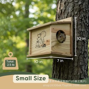 Petits lapins, hamsters, maisons en bois, cochons d'Inde, chinchillas, petaurs sucrés, branches fleuries, nids d'écureuils volants - Product Image 5