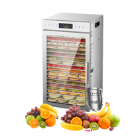 Groothandel 18-bakjes dehydrator droogmachine voor fruit, 18-bakjes dehydrator mango droger