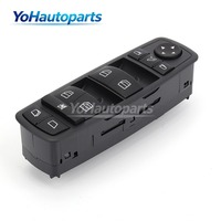 Interruptor Eléctrico para Control de Ventanas A2518300390 Negro