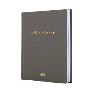 Haute qualité sur mesure lin lié tissu relié couverture rigide A5 auto-soin bien-être Notes et plans Journal blocs-notes - Product Image 1