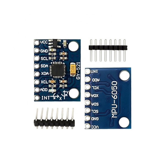 IIC I2C GY-521 MPU-6050 MPU6050 3 Analog Gyroscope Sensors + Accelerometer Module With Pins 3-5V