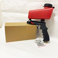 Kit de pistolet de sablage portatif à alimentation par gravité pour le décapage de peinture et le polissage des surfaces