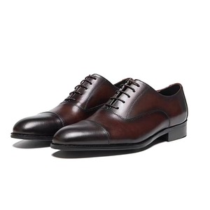 Chaussures habillées en cuir véritable pour hommes, style Oxford, à bout pointu, à lacets, couleur unie, pour le bureau et la carrière, toutes saisons - Product Image 3