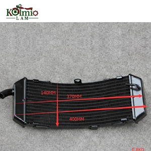 KOLMIO-LAM Radiador de Aluminio para Motocicleta Yamaha T-MAX <span class=keywords><strong>TMAX</strong></span> 500 <span class=keywords><strong>XP500</strong></span> 1997-2012, Enfriador de Refrigeración T MAX 500, Intercambiador de Calor - Product Image 6
