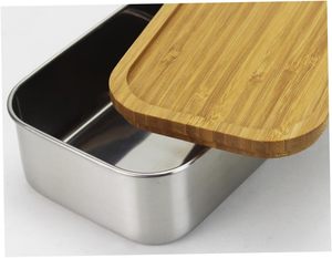 กล่องข้าวสแตนเลสพกพาขนาด 800 มล. พร้อมฝาปิดสำหรับใส่อาหาร - Product Image 5