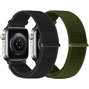 Cổ Phiếu Có Sẵn Solo Vòng Nylon Dây Đeo Cho Apple Xem Loạt 10 9 8 7 6 5 4 <span class=keywords><strong>3</strong></span> <span class=keywords><strong>2</strong></span> 1 SE Ban Nhạc Dây Đeo - Product Image 1