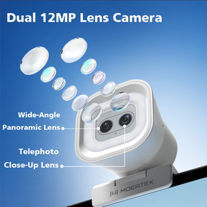 Cámara USB Profesional para Portátil con Doble Lente 4K, Control Remoto 6x, Micrófonos de Silicio Integrados, Disponible en Stock, Lentes Duales 4K - Combina una Resolución de 4K - Product Image 4