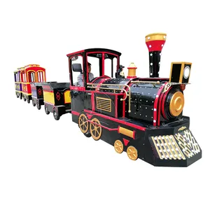 Tren Eléctrico de Diseño Antiguo, Paseos en Tren sin Rieles para Carnaval - Product Image 5