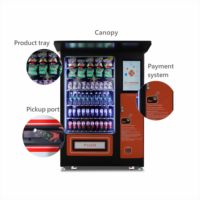 Distributeur automatique extérieur XY à succès avec écran étanche et verre anti-explosion, idéal pour le commerce de détail en extérieur