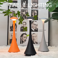Lampe de bureau d'apprentissage à trois températures de couleur rechargeable, lampe de bureau portable à atténuation tactile, batterie LED