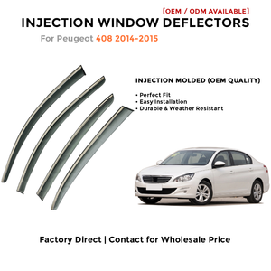 Déflecteurs de fenêtre latérale pare-pluie pour Toyota Cruiser 2019-2020 accessoires auto - Product Image 2